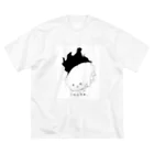 菓しおりのこんにちは ビッグシルエットTシャツ