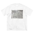 みどりのChildren's scribble ビッグシルエットTシャツ