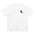 insect questのinsect quest タイガーバンドくんビックシルエットTシャツ ビッグシルエットTシャツ