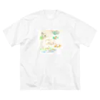 クボタユキの農場のどうぶつたち。 ビッグシルエットTシャツ