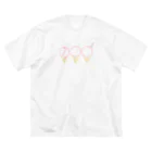 Circlothesのあつい いちご ビッグシルエットTシャツ