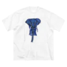 P's Inner-childのElephant/ECHOES ビッグシルエットTシャツ