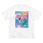 𝙈𝙊𝙈𝙊'𝙨 𝙎𝙝𝙤𝙥のvintage vaporwave ビッグシルエットTシャツ