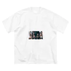 노란색のTHE RIVER ビッグシルエットTシャツ