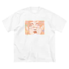 hyu-ge（イラスト）のhyu-ge ビッグシルエットTシャツ