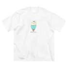 猫ﾉ眼うたのNyaice cream ビッグシルエットTシャツ