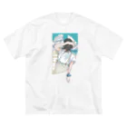 すずめの涙の夏🦑 ビッグシルエットTシャツ