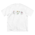 ennuのじゅるねこの夏休み ビッグシルエットTシャツ