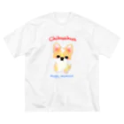 Wans Joie/ワンズジョワのチワワⅠ  ビッグシルエットTシャツ