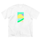 鯖いTシャツ屋さんのMt.FUJI_カラフル ビッグシルエットTシャツ