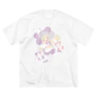 イトヲのスズリの🐼🐼🐼 ビッグシルエットTシャツ