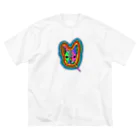 e-KAITE shopのFrench Bulldog Symbol  ビッグシルエットTシャツ