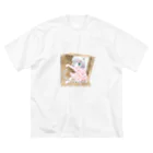 阿部ゆたかの箱ねこ ビッグシルエットTシャツ