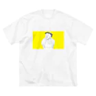 シチナツのモブおじＴシャツ「川津行男」 Big T-Shirt