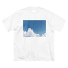 笹塚茶々丸の夏雲Tシャツ ビッグシルエットTシャツ