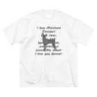 onehappinessのミニチュアピンシャー Big T-Shirt