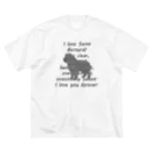 onehappinessのセントバーナード Big T-Shirt