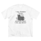 onehappinessのヨークシャーテリア ビッグシルエットTシャツ