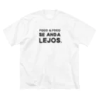 北スペイン命の少しずつ歩けば、遠くへ行ける【スペイン語のことわざ】 ビッグシルエットTシャツ