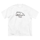 イラスト MONYAAT のポメラニアン いつでも待機中 L ビッグシルエットTシャツ