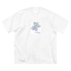 浅井さ？のガラス少女の絵 ビッグシルエットTシャツ