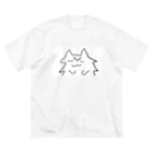 ねこみぞれshopのねんねんねこみちゃん ビッグシルエットTシャツ