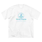 antartのfamilly canping ビッグシルエットTシャツ