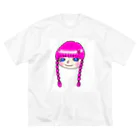 title　clownの女の子 ビッグシルエットTシャツ