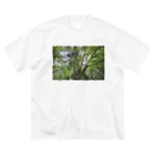 山の幸の森林浴 ビッグシルエットTシャツ