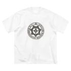 神秘堂の銀の星　魔術結社シンボル ビッグシルエットTシャツ