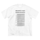 stereovisionのZERO GRAVITY TOILET ビッグシルエットTシャツ