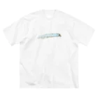 煙楽菅井商店のお蚕様シリーズ Big T-Shirt