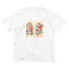 田中ひろみ(usagitv)のゆる仏画「仁王」 Big T-Shirt