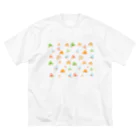 オーパルとレモンの木のカラフルご不浄くん ビッグシルエットTシャツ