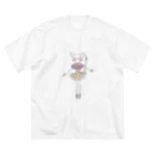 mainetteのネコリーナ ビッグシルエットTシャツ