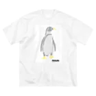 ためしにのモジデペンギン ビッグシルエットTシャツ