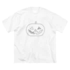 めいぷるのかぼちゃにゃ(モノトーン) Big T-Shirt