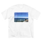 OPTIMISMのHawaiianフォトスリーブ ビッグシルエットTシャツ