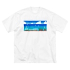 にんじんちびこの夏と水草 Big T-shirts