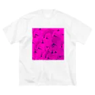 COZYのMultiple personality.pink Big T-Shirt