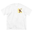 工房ＨＡＮＺＯＵの野鳥シリーズ　ベニマシコ Big T-Shirt