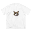 djejdiwjfのらんちゃん ビッグシルエットTシャツ