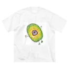 POkotaPOkoのアボアボなカドくん ビッグシルエットTシャツ