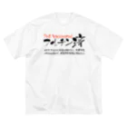 SANKAKU DESIGN STOREの両面:黒 フルチン済 / 新型コロナワクチン2回接種済 ビッグシルエットTシャツ