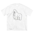 tanemaki zakkaのgorilla ビッグシルエットTシャツ