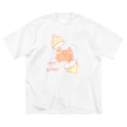 ＋kani（たしかに）のいカニも ビッグシルエットTシャツ