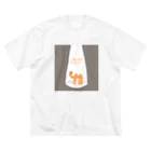 ＋kani（たしかに）のLAKUDA KURA ビッグシルエットTシャツ