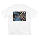 nidan-illustrationの"武者絵" 1-#1 ビッグシルエットTシャツ