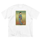 nidan-illustrationの"美人画" 1-#1 ビッグシルエットTシャツ