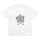 まーみー(ラインキャラクター)のはとのぽぽーが踊る Big T-Shirt